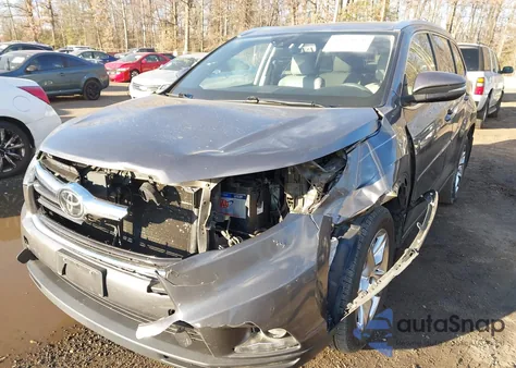 2016 Toyota Highlander Limited Platinum V6 z USA, uszkodzony, nr VIN 5TDDKRFHXGS327879